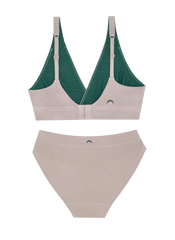Crossover Bra & Bikini Set