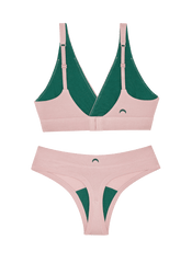 Crossover Bra & Thong Set